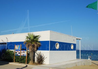 Aménagement d’un poste de secours à Cavalaire